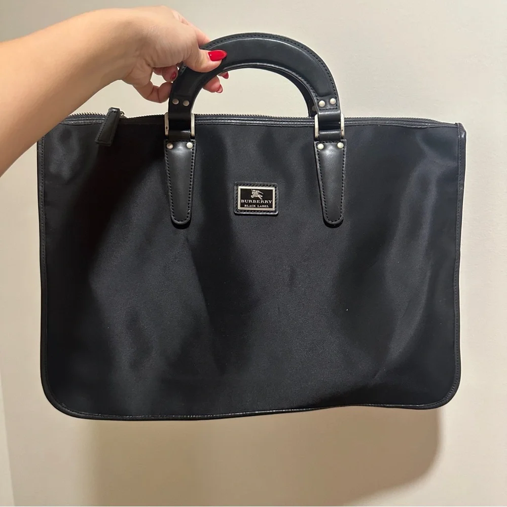 Burberry | Bags | Burberry Vintage Computer Laptop Briefcase Work